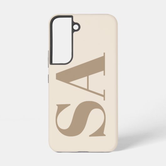 Coque Samsung Galaxy trendy Antique White with Monogram Case-Mate (Verso)