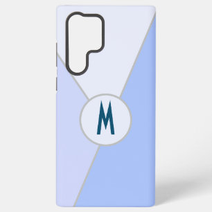 Coque Samsung Galaxy Triangle monochromatique bleu minimaliste personna