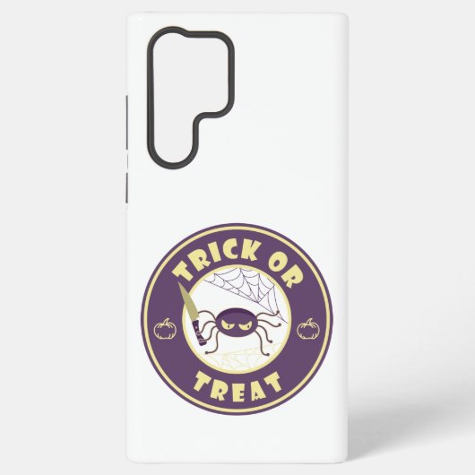 Coque Samsung Galaxy Trick ou traiter l'araignée halloween style Starbu (Verso)