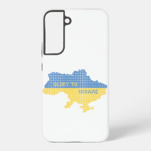 Coque Samsung Galaxy Tricotage de la carte de l'État ukrainien avec le