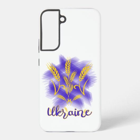 Coque Samsung Galaxy Trident ukrainien fait d'épi de blé (Verso)