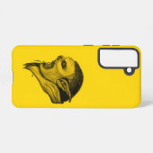 Coque Samsung Galaxy Troll en noir et jaune (Verso Horizontal)