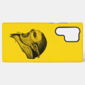 Coque Samsung Galaxy Troll en noir et jaune (Verso Horizontal)