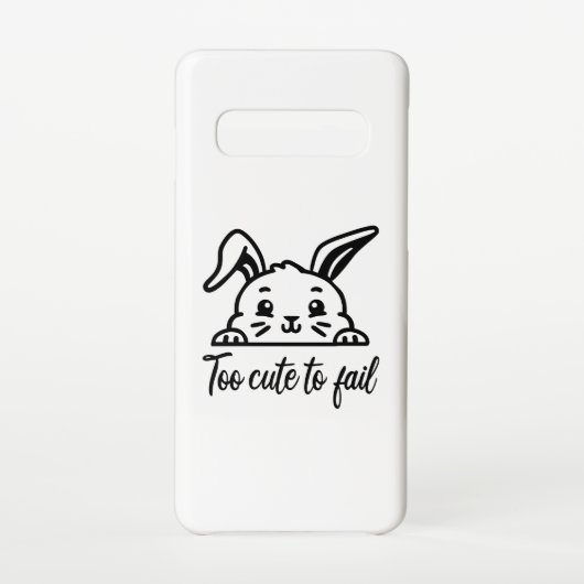 Coque Samsung Galaxy Trop mignon pour échouer (Dos)