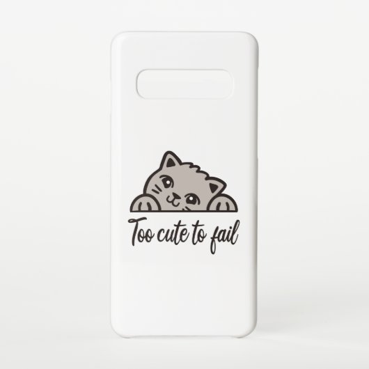 Coque Samsung Galaxy Trop mignon pour échouer (Dos)