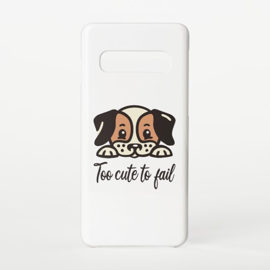 Coque Samsung Galaxy Trop mignon pour échouer (Dos)
