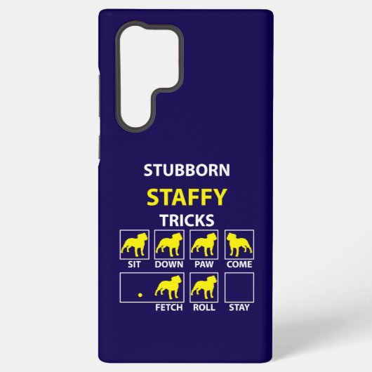 Coque Samsung Galaxy Trucs de Staffy têtus (Verso)