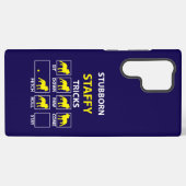 Coque Samsung Galaxy Trucs de Staffy têtus (Verso Horizontal)