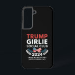 Coque Samsung Galaxy Trump Girlie Coquette Social Club Bow Election<br><div class="desc">Trump Girlie Coquette Social Club Bow Flag Election Vote 2024 Rendre sa grandeur à l'Amérique</div>