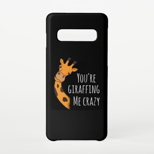 Coque Samsung Galaxy Tu me girafes fou (Dos)