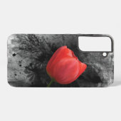 Coque Samsung Galaxy Tulipe rouge (Verso Horizontal)