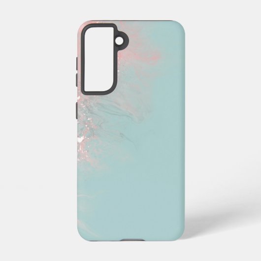 Coque Samsung Galaxy Turquoise rustique contemporain (Verso)