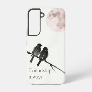 Coque Samsung Galaxy Two Birds Sumi-E Amitié, Toujours