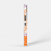 Coque Samsung Galaxy Typographie multilingue Orange Violet Merci  (Côté droit)