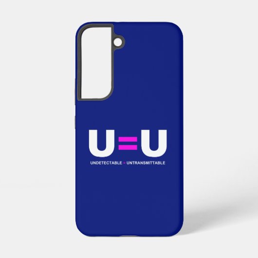 Coque Samsung Galaxy U=U VIH non détectable égale non transmettable (Verso)