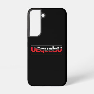 Coque Samsung Galaxy UEqualsU VIH Typographie indétectable Art