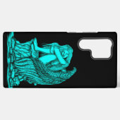 Coque Samsung Galaxy Un ange endormi sur la pierre (Verso Horizontal)