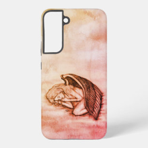 Coque Samsung Galaxy Un Ange endormi sur les nuages des cieux