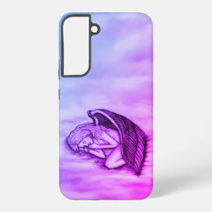 Coque Samsung Galaxy Un ange endormi sur les nuages du ciel