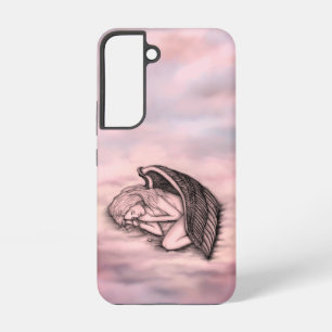Coque Samsung Galaxy Un ange endormi sur les nuages du ciel