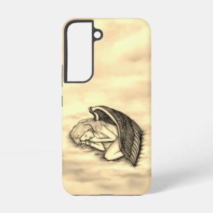 Coque Samsung Galaxy Un ange endormi sur les nuages du ciel