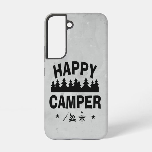 Coque Samsung Galaxy Un Camping Plaisant Et Heureux Citation De Camping (Verso)