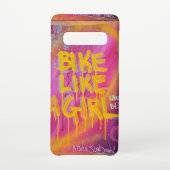 Coque Samsung Galaxy Un vélo comme une fille (Dos)