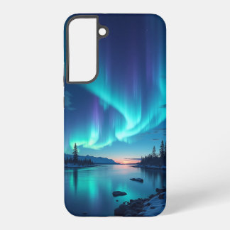 Coque Samsung Galaxy Un village rural avec une vue spectaculaire sur l'