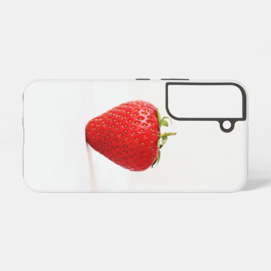 Coque Samsung Galaxy Une fraise rouge sgcnm (Verso Horizontal)