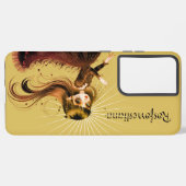 Coque Samsung Galaxy Une jolie fille gothique (Côté gauche)