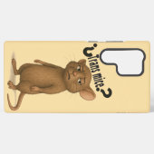 Coque Samsung Galaxy Une souris confondue par une déclaration muette (Verso Horizontal)