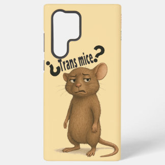 Coque Samsung Galaxy Une souris confuse par une déclaration idiote