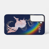 Coque Samsung Galaxy Unicorn Rainbox Stars Sparkle (Verso Horizontal)