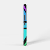 Coque Samsung Galaxy Union Jack/Drapeau Multicolore+Noir (Côté droit)