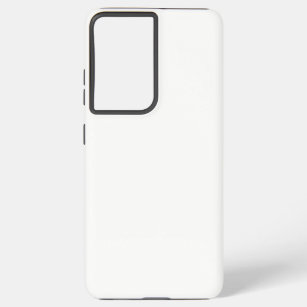 Coque Samsung Galaxy Uniquement blanc cool couleur moderne et solide OS