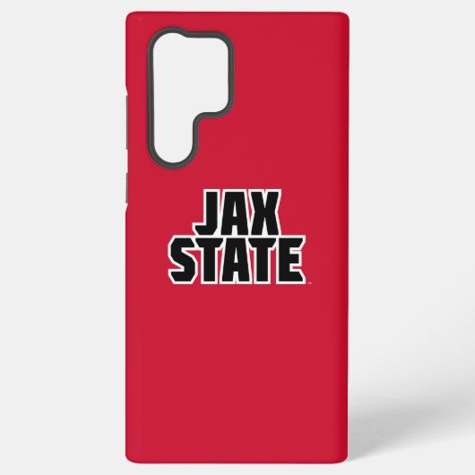 Coque Samsung Galaxy Université d'État de Jacksonville JAX STATE Texte (Verso)