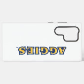 Coque Samsung Galaxy Université d'État NCA&T | Mot-symbole Aggies (Verso Horizontal)