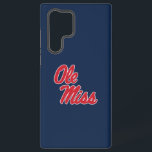 Coque Samsung Galaxy Université du Mississippi | Ole Miss Script<br><div class="desc">Découvrez ces designs de l'Université du Mississippi ! Obtenez tous les derniers équipements de Mississippi Rebels ici. Tous ces produits Zazzle sont personnalisables avec votre année de classe, nom et club. Ces produits font des cadeaux parfaits pour l'étudiant Ole Miss University, les anciens élèves, la famille, l'ami ou le fan...</div>