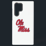 Coque Samsung Galaxy Université du Mississippi | Ole Miss Script<br><div class="desc">Découvrez ces designs de l'Université du Mississippi ! Obtenez tous les derniers équipements de Mississippi Rebels ici. Tous ces produits Zazzle sont personnalisables avec votre année de classe, nom et club. Ces produits font des cadeaux parfaits pour l'étudiant Ole Miss University, les anciens élèves, la famille, l'ami ou le fan...</div>