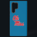 Coque Samsung Galaxy Université du Mississippi | Ole Miss Script<br><div class="desc">Découvrez ces designs de l'Université du Mississippi ! Obtenez tous les derniers équipements de Mississippi Rebels ici. Tous ces produits Zazzle sont personnalisables avec votre année de classe, nom et club. Ces produits font des cadeaux parfaits pour l'étudiant Ole Miss University, les anciens élèves, la famille, l'ami ou le fan...</div>