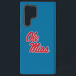 Coque Samsung Galaxy Université du Mississippi | Ole Miss Script<br><div class="desc">Découvrez ces designs de l'Université du Mississippi ! Obtenez tous les derniers équipements de Mississippi Rebels ici. Tous ces produits Zazzle sont personnalisables avec votre année de classe, nom et club. Ces produits font des cadeaux parfaits pour l'étudiant Ole Miss University, les anciens élèves, la famille, l'ami ou le fan...</div>