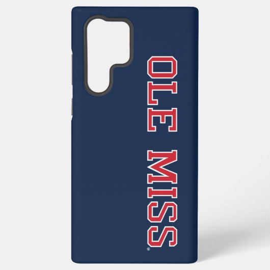 Coque Samsung Galaxy Université du Mississippi | Ole Miss Wordmark (Verso)