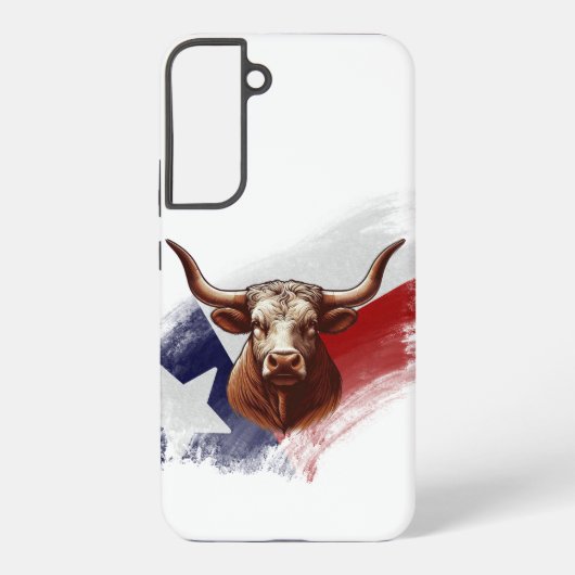 Coque Samsung Galaxy Vache longhorne du Texas (Verso)