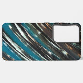 Coque Samsung Galaxy Vague de grunge graphique (Côté gauche)