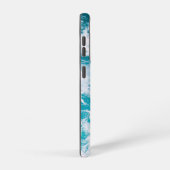 Coque Samsung Galaxy Vagues de l'océan bleu (Côté droit)