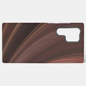 Coque Samsung Galaxy Vagues de sable douces marron et roses (Verso Horizontal)