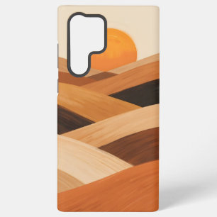 Coque Samsung Galaxy Vagues de sable doux au coucher du soleil