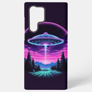 Coque Samsung Galaxy Vaisseau Spatial Extraterrestre Rétro Futuriste