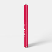 Coque Samsung Galaxy Valentines mignon chien rayé (Côté gauche)