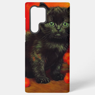 Coque Samsung Galaxy Van Gogh Black Kitten